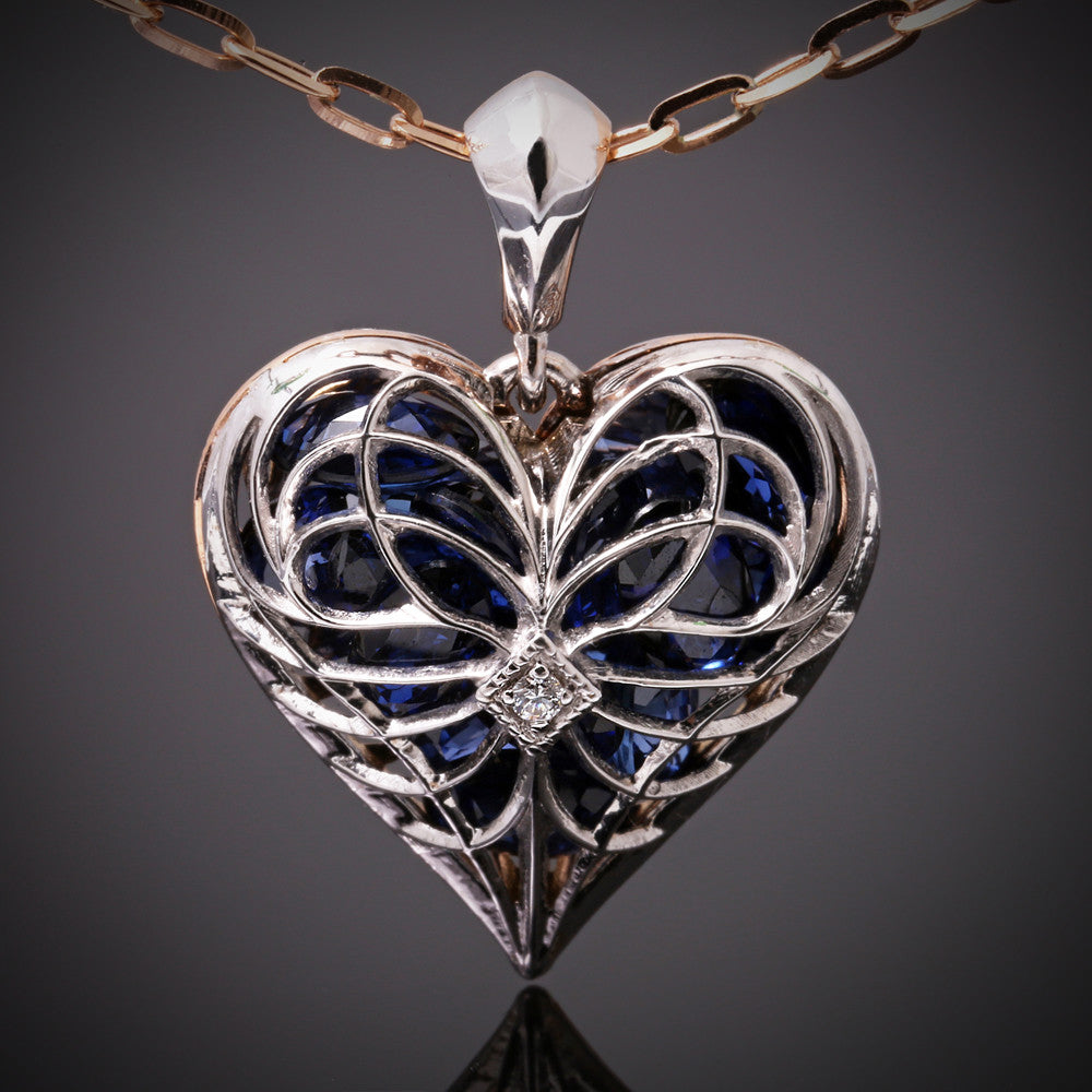 Treasure sapphire pendant, Limited edition