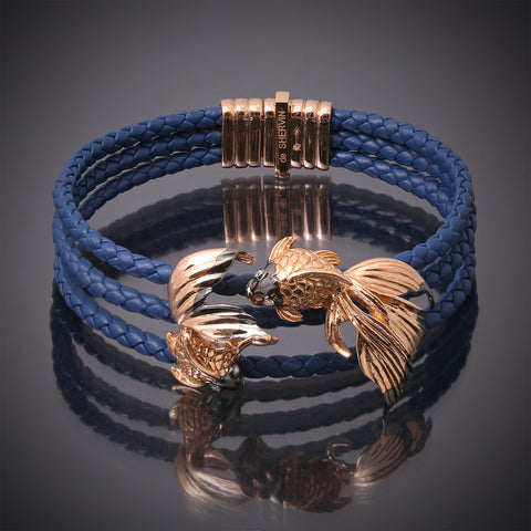 Panthera leo and angle series bracelet